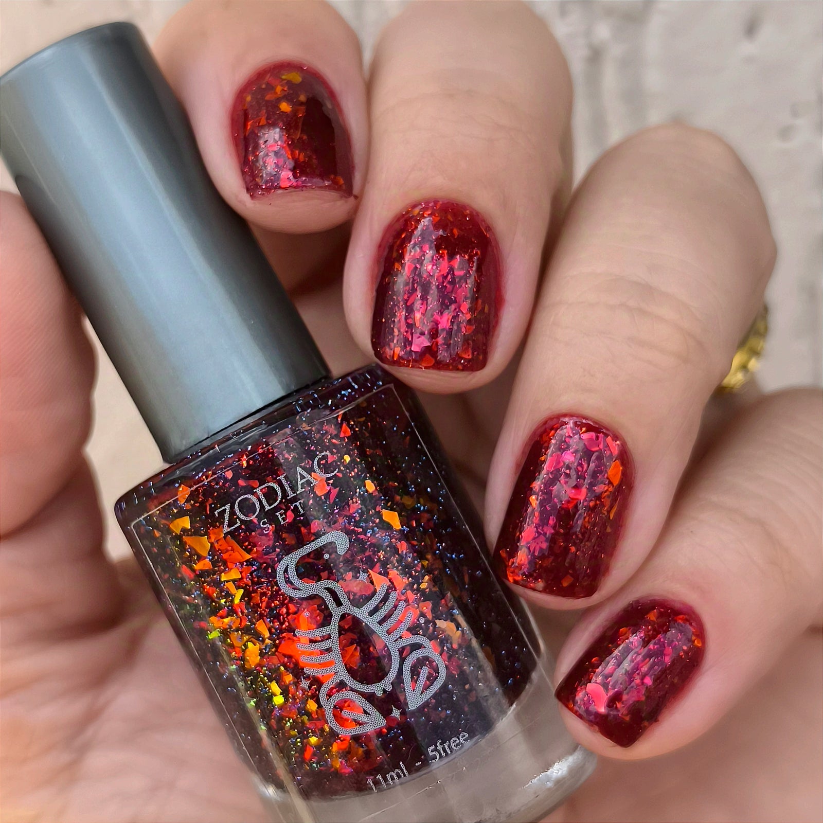 Zodiac Collab- Scorpio- Almandine Garnet