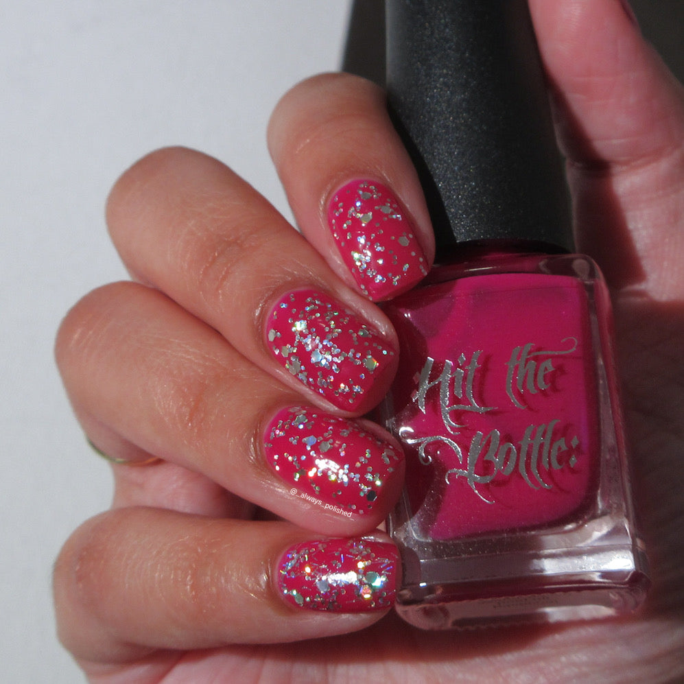 Hit the Bottle- Base Coat- Berry Jelly Undies peel off base coat