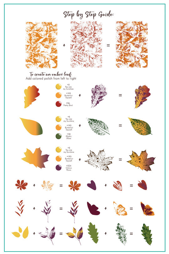 Clear Jelly Stamper- CjS-318- Graceful Leaves