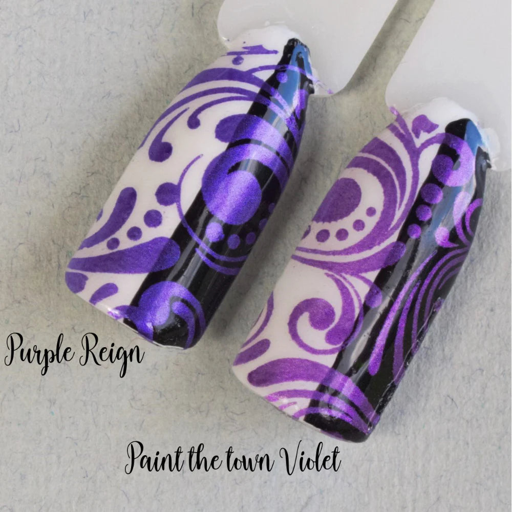Hit the Bottle "Purple Reign" Stamping Polish