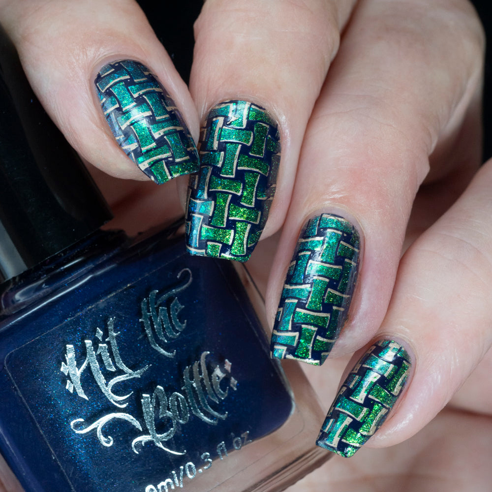 Hit the Bottle- Stamping Plate- Feast Your Eyes