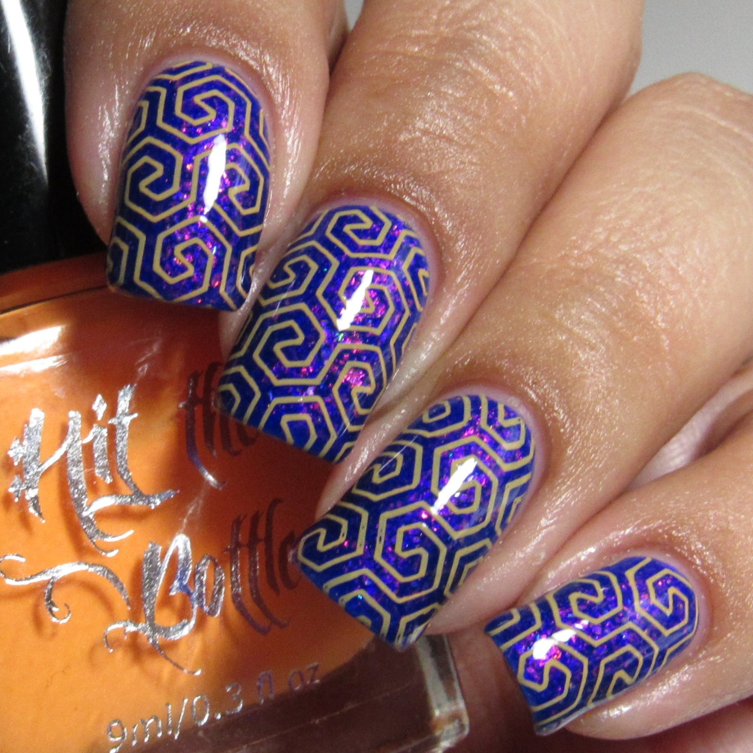 Hit the Bottle- Stamping Plate- Go Long 01