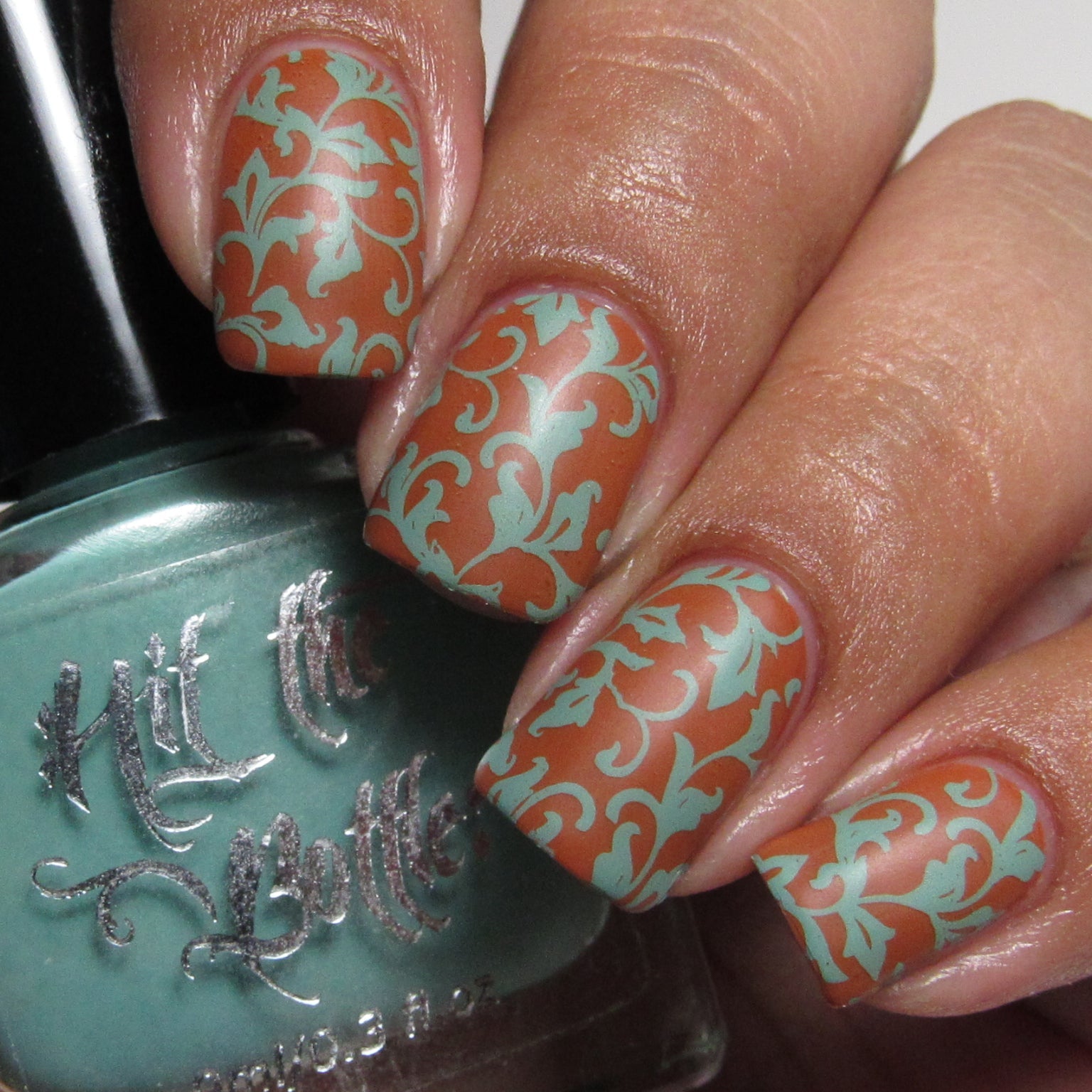 Hit the Bottle- Stamping Plate- Vintage Grunge 02