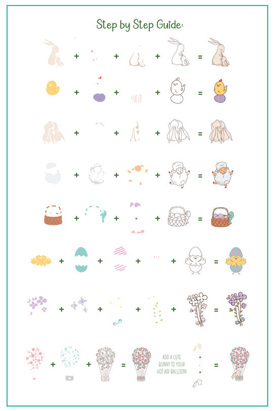 Clear Jelly Stamper- H-87- Silly Bunny