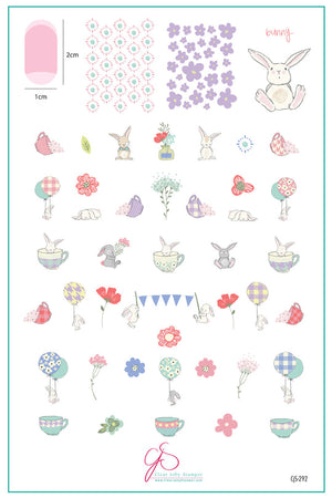 Clear Jelly Stamper- CjS-292- Sweet Spring Bunnies