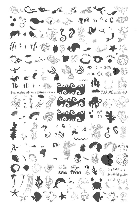 Clear Jelly Stamper- CjS-277- You, Me, and the Sea