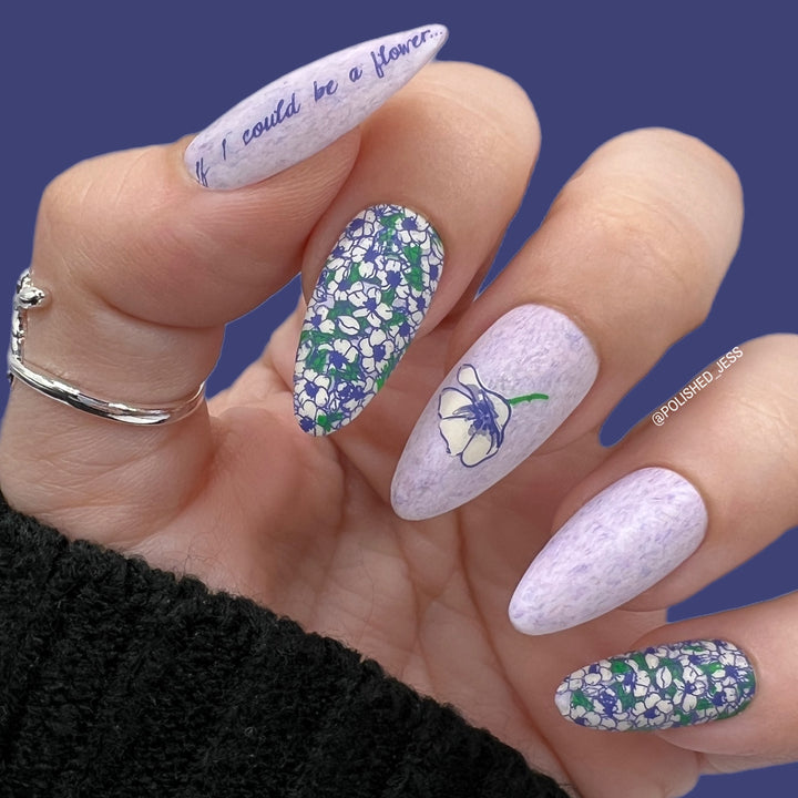 Clear Jelly Stamper- CjS-284- If I Could Be a Flower