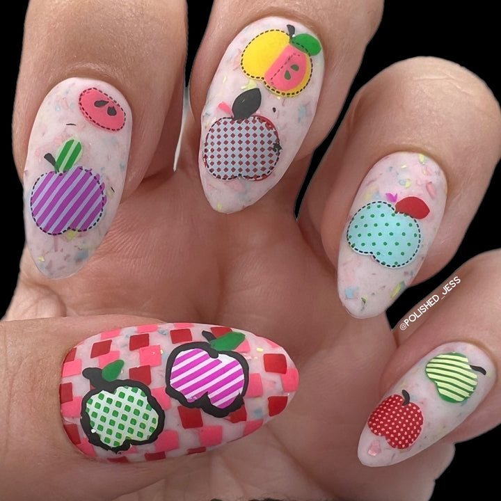 Clear Jelly Stamper- CjS-285- Patterned Spring- One