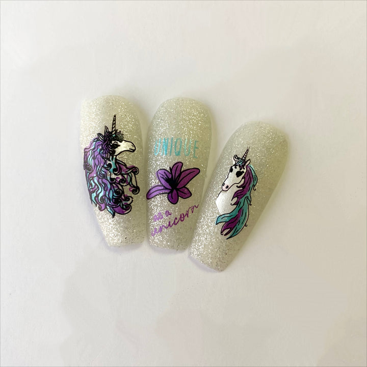 Clear Jelly Stamper- CjS-298- Unique as a Unicorn