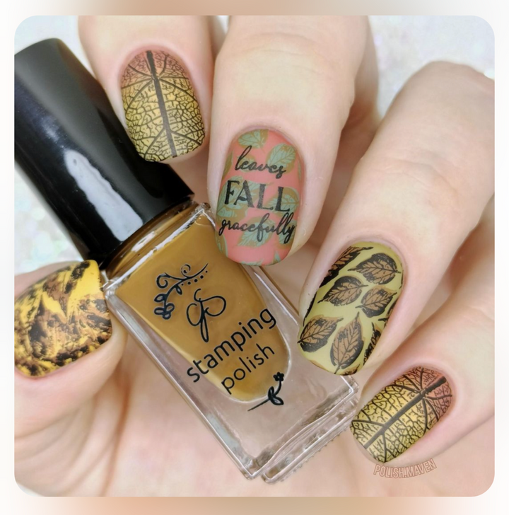 Clear Jelly Stamper- CjS-318- Graceful Leaves