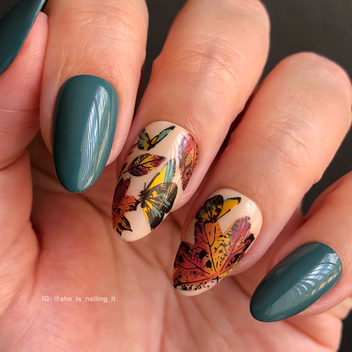 Clear Jelly Stamper- CjS-318- Graceful Leaves