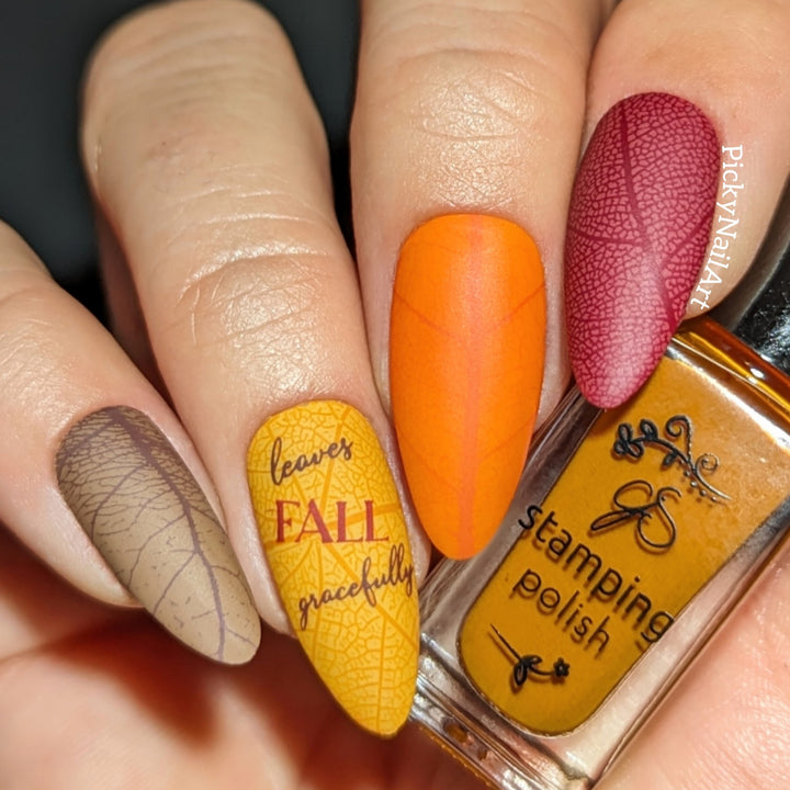 Clear Jelly Stamper- CjS-318- Graceful Leaves