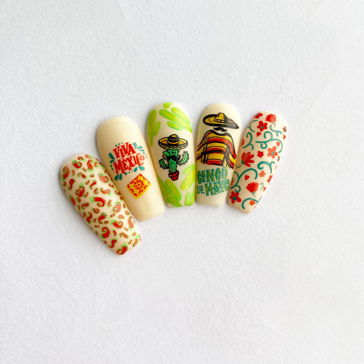 Clear Jelly Stamper- H-85- Cinco de Mayo