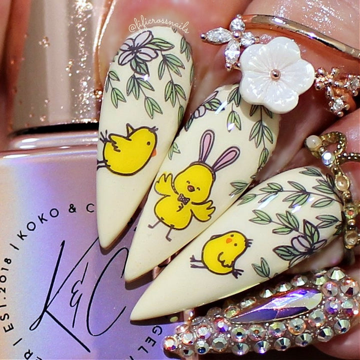 Clear Jelly Stamper- H-87- Silly Bunny