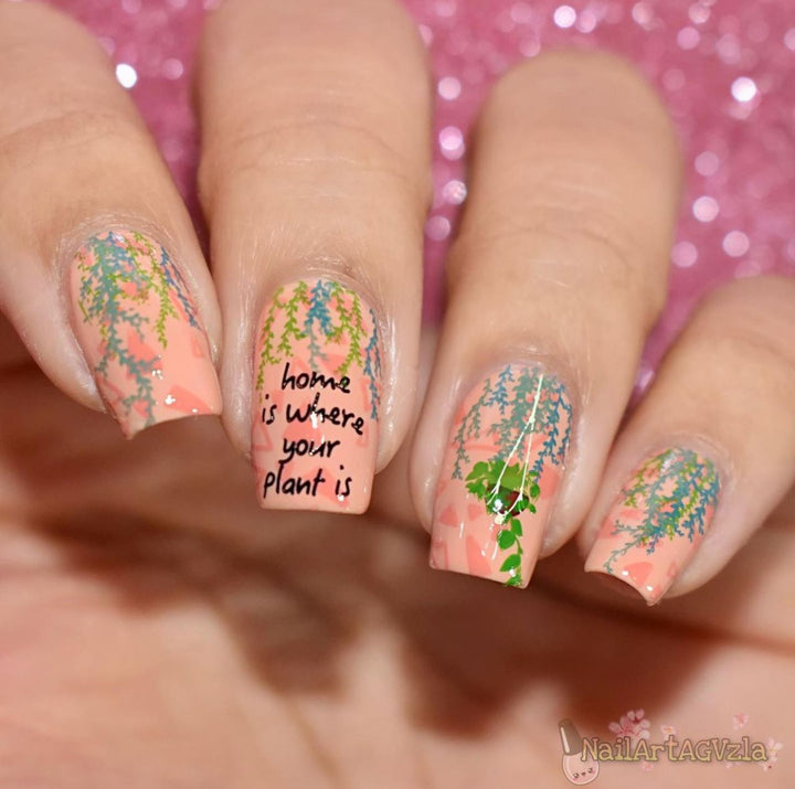 Clear Jelly Stamper- LC-07- Crazy Plant Lady