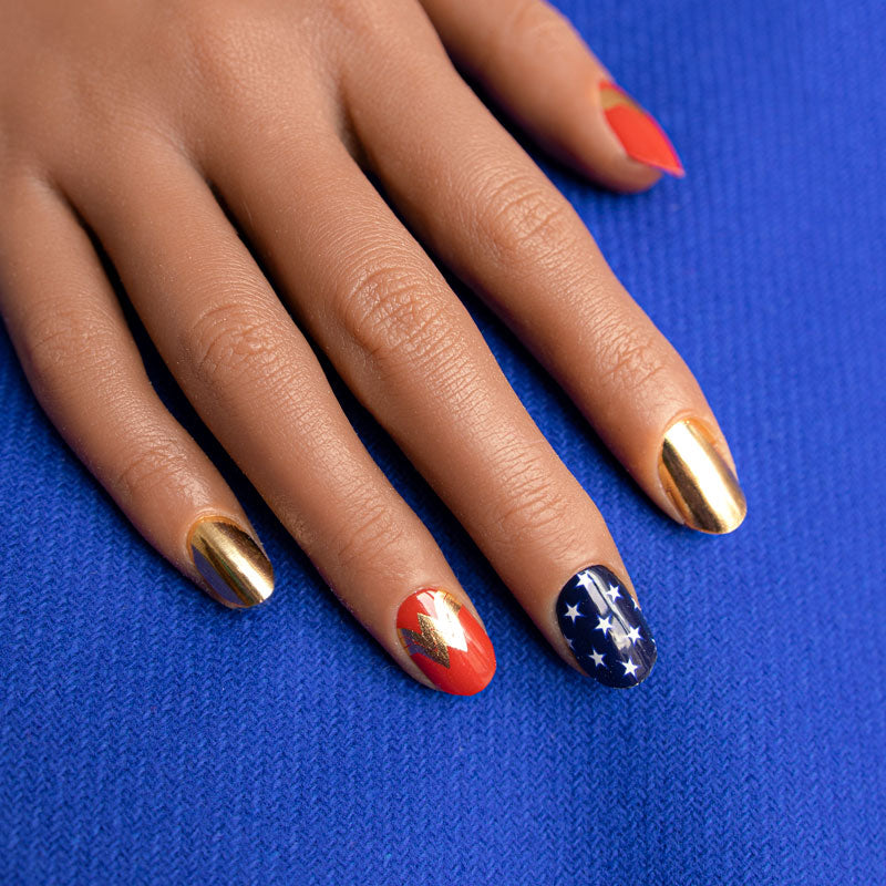 MoYou London- Wonder Woman 02 Gel Nail Strips