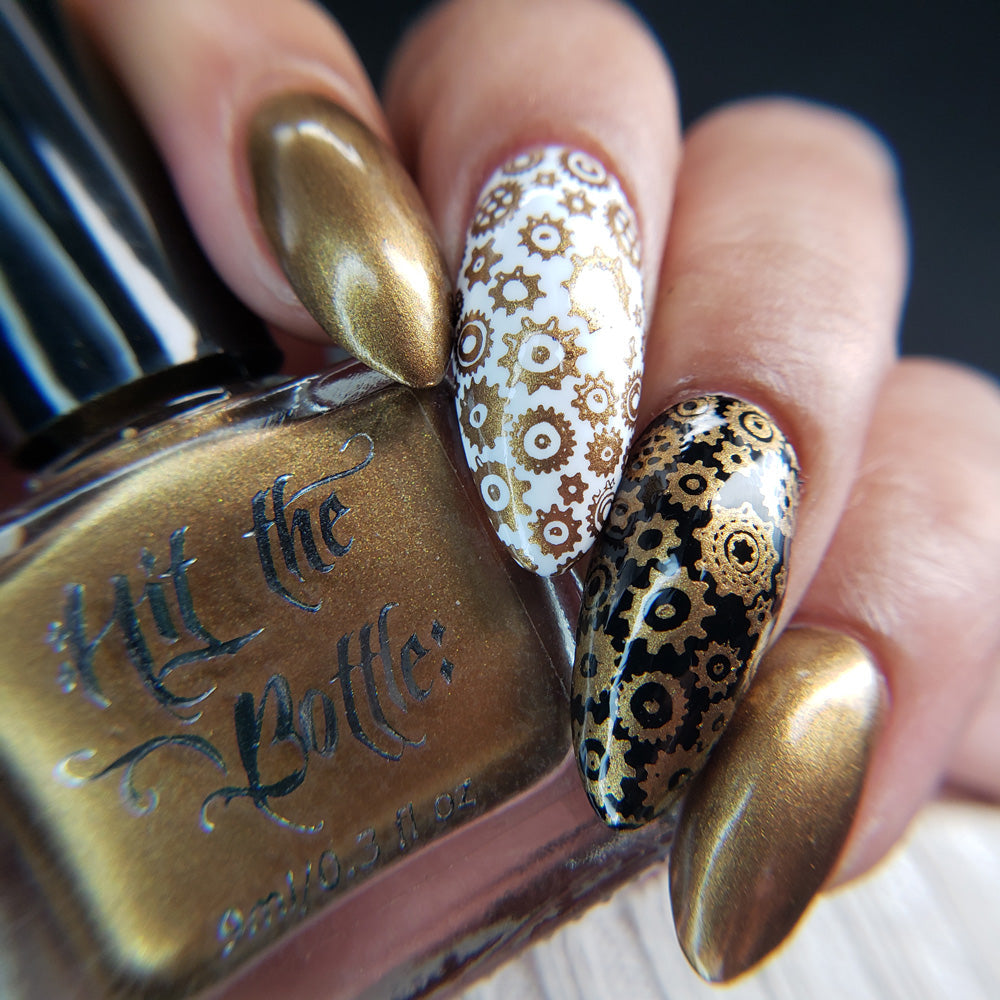 Hit the Bottle- Stamping Plate- Full Steam Ahead 01