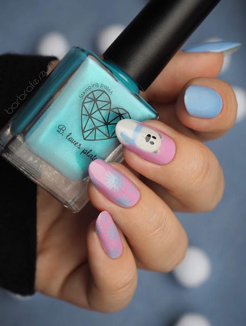 B. loves plates- Stamping Polish- BLP10 B. a Snow Bride