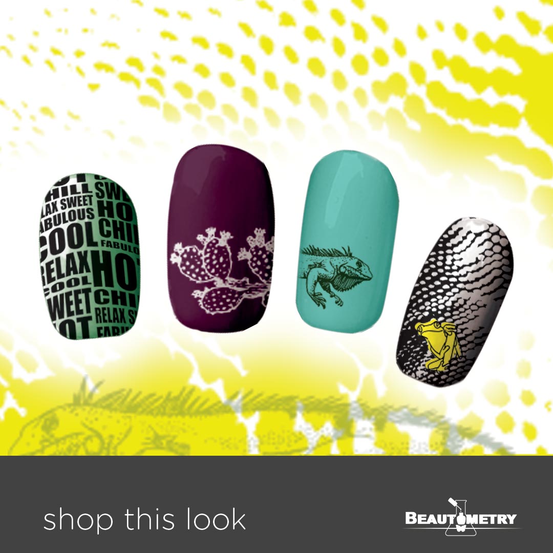 Beautometry- Stamping Plates- Lizards 01
