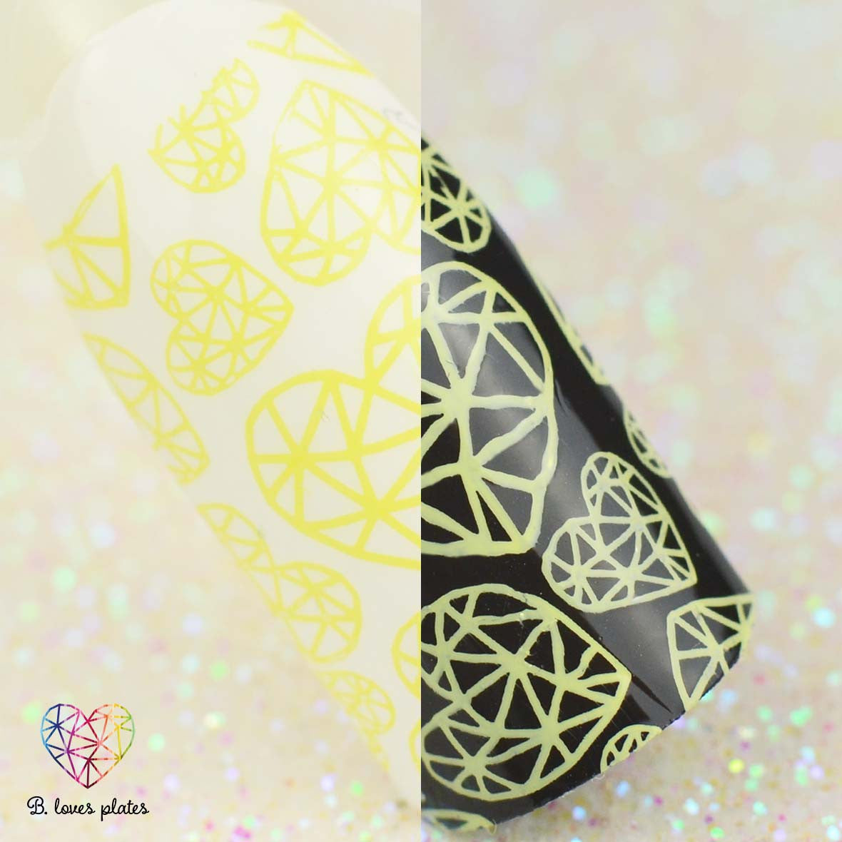 B. loves plates- Stamping Polish- BLP34 B. a Sunflower