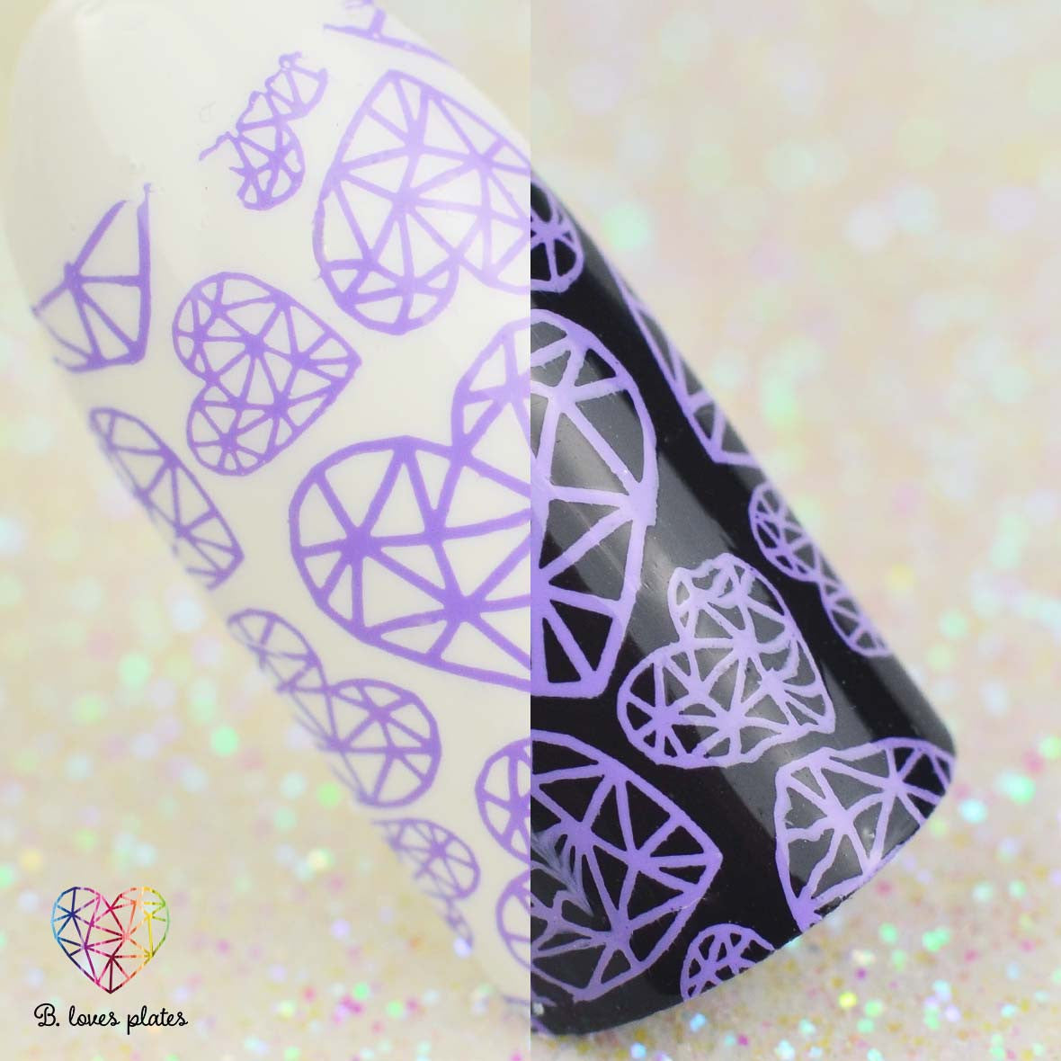 B. loves plates- Stamping Polish- BLP38 B. a Lavender