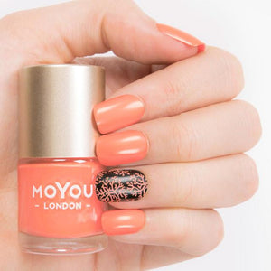 MoYou London- Stamping Polish- Cancun Coral