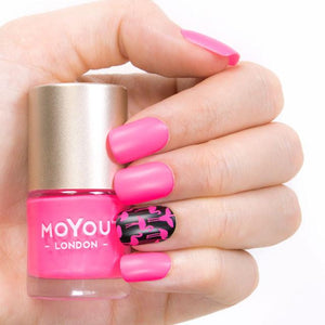 MoYou London- Neon Stamping Polish- Pink Parade