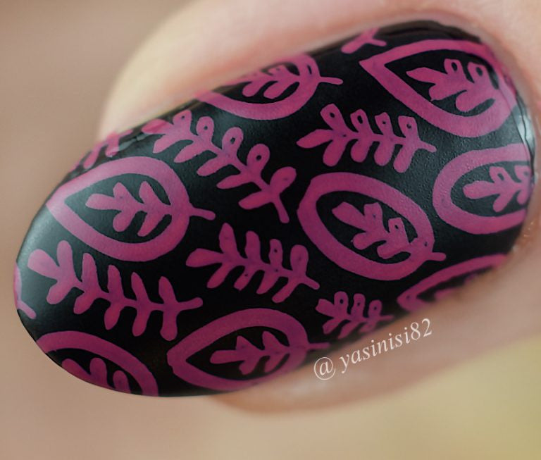 B. loves plates- Stamping Polish- BLP39 B. a Warm Scarf
