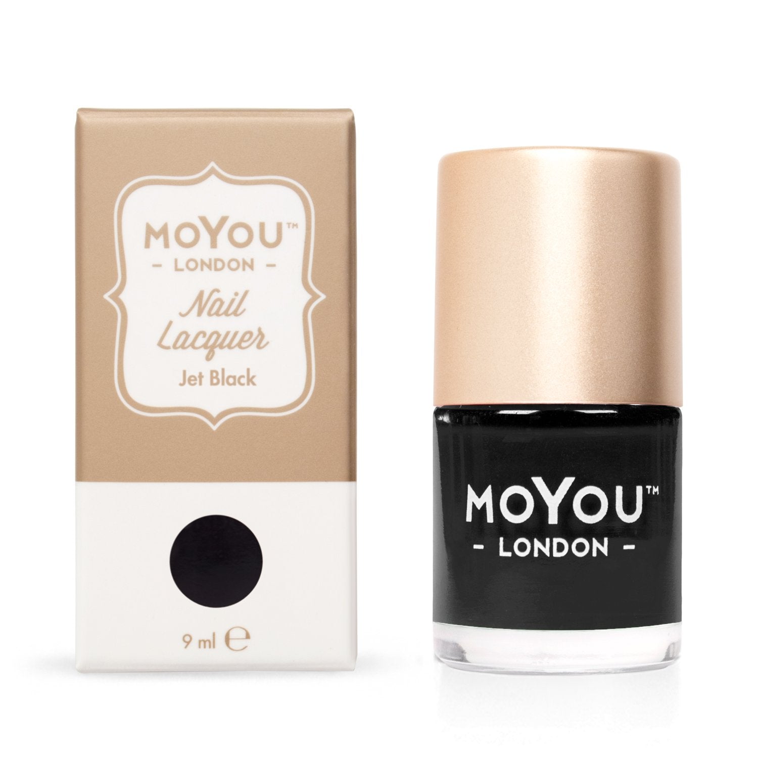 MoYou London- Premium Nail Polish- Jet Black