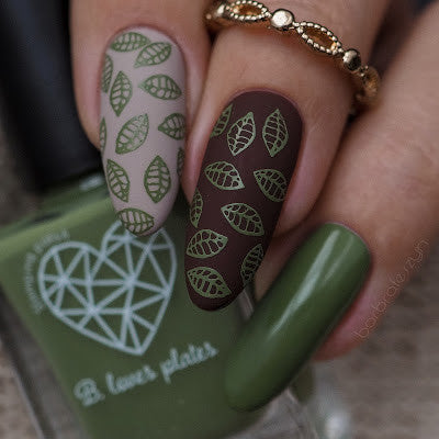 B. loves plates- Stamping Polish- BLP40 B. an Olive Moss