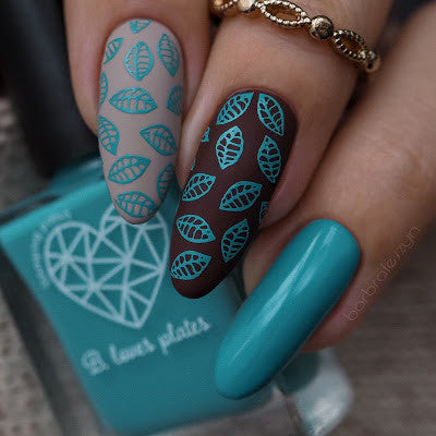 B. loves plates- Stamping Polish- BLP41 B. a Timeless Teal