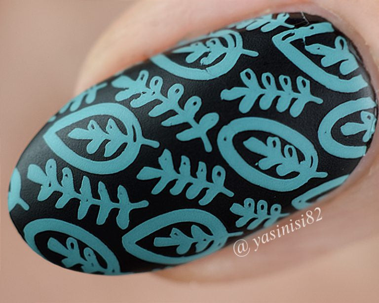 B. loves plates- Stamping Polish- BLP41 B. a Timeless Teal