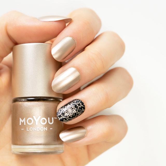 MoYou London- Metallic Stamping Polish- Amber Rose