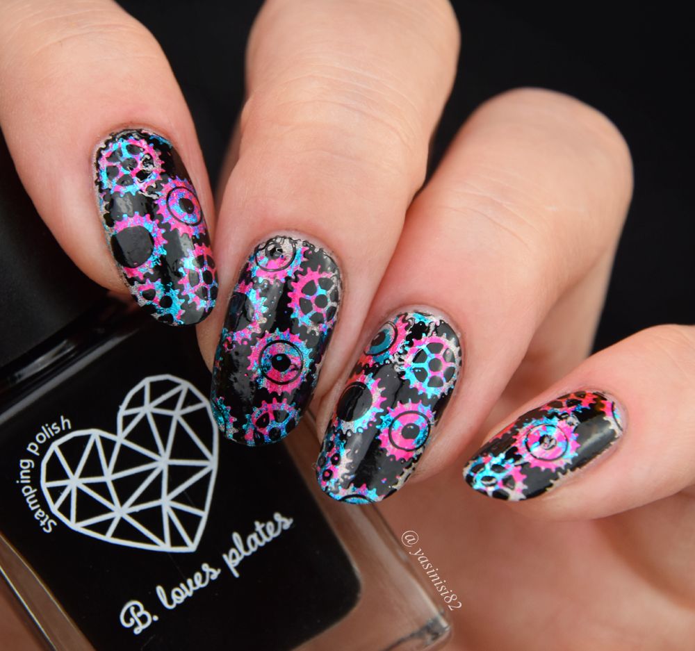 B. loves plates- Stamping Plates- B.mini steampunk machine