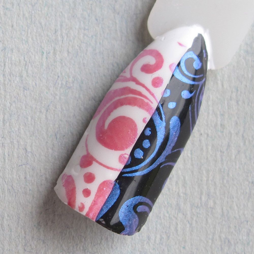 Hit the Bottle "I'm Pinking of Blue" Stamping Polish