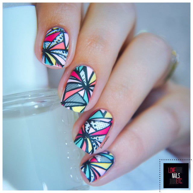 B. loves plates- Stamping Plates- B.01 geometry is perfect