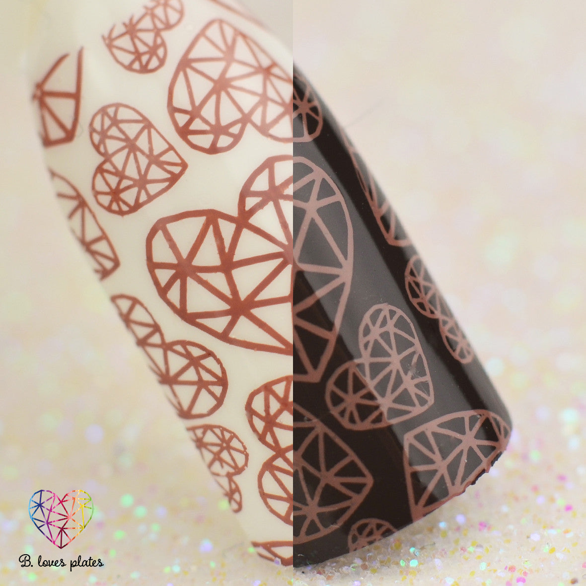 B. loves plates- Stamping Polish- BLP22 B. a Latte Macchiato