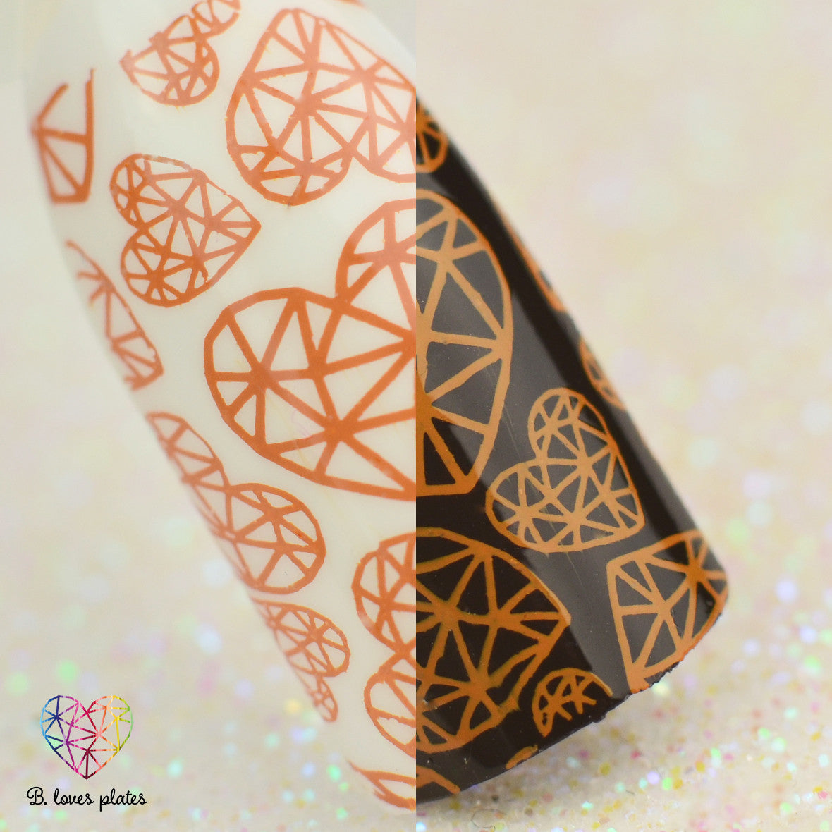 B. loves plates- Stamping Polish- BLP23 B. a Honey Mustard