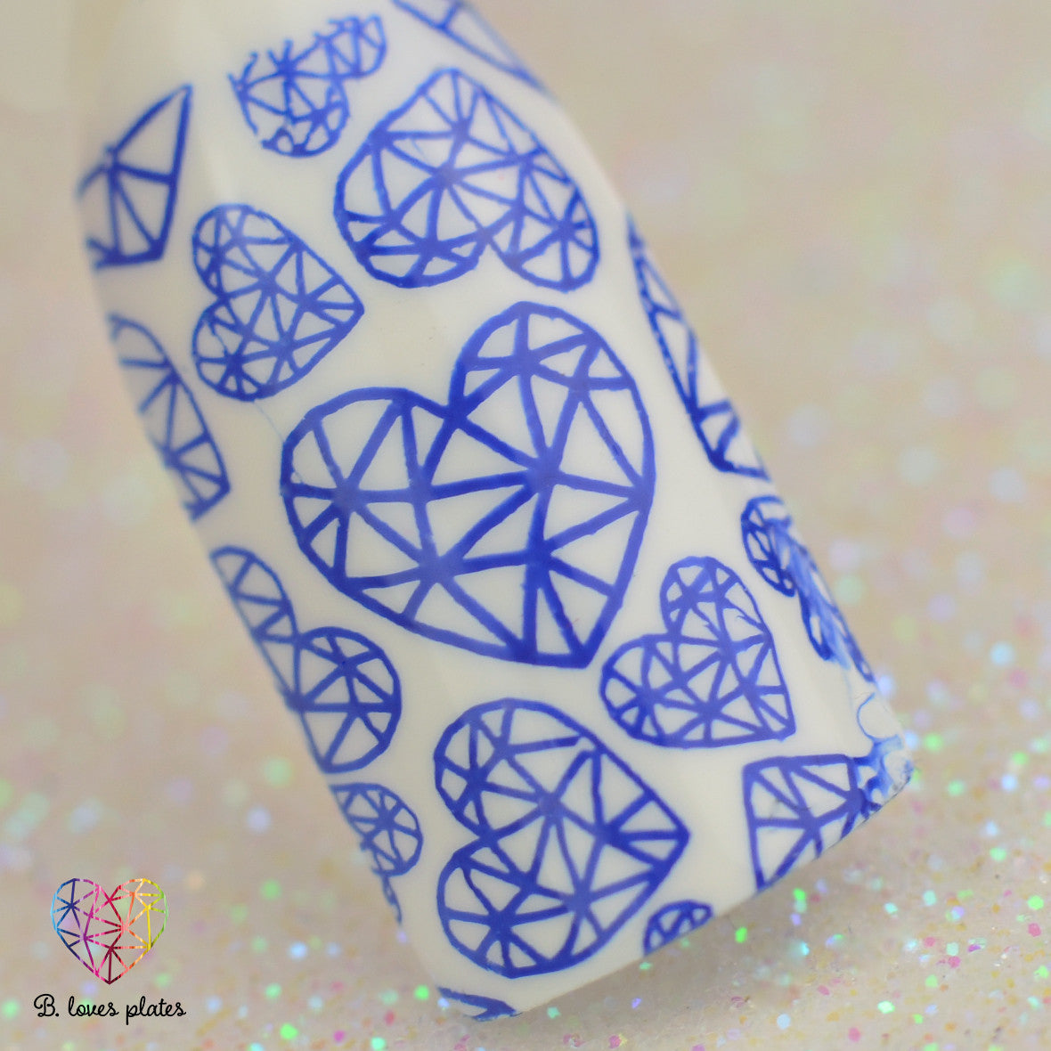 B. loves plates- Stamping Polish- BLP26 B. a Romantic Lake