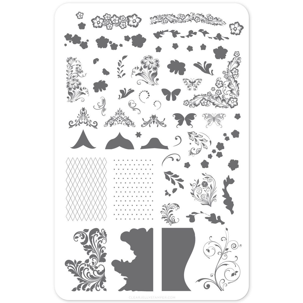 Clear Jelly Stamper- If It Ain't Baroque, Don't Fix It (CjS-72)