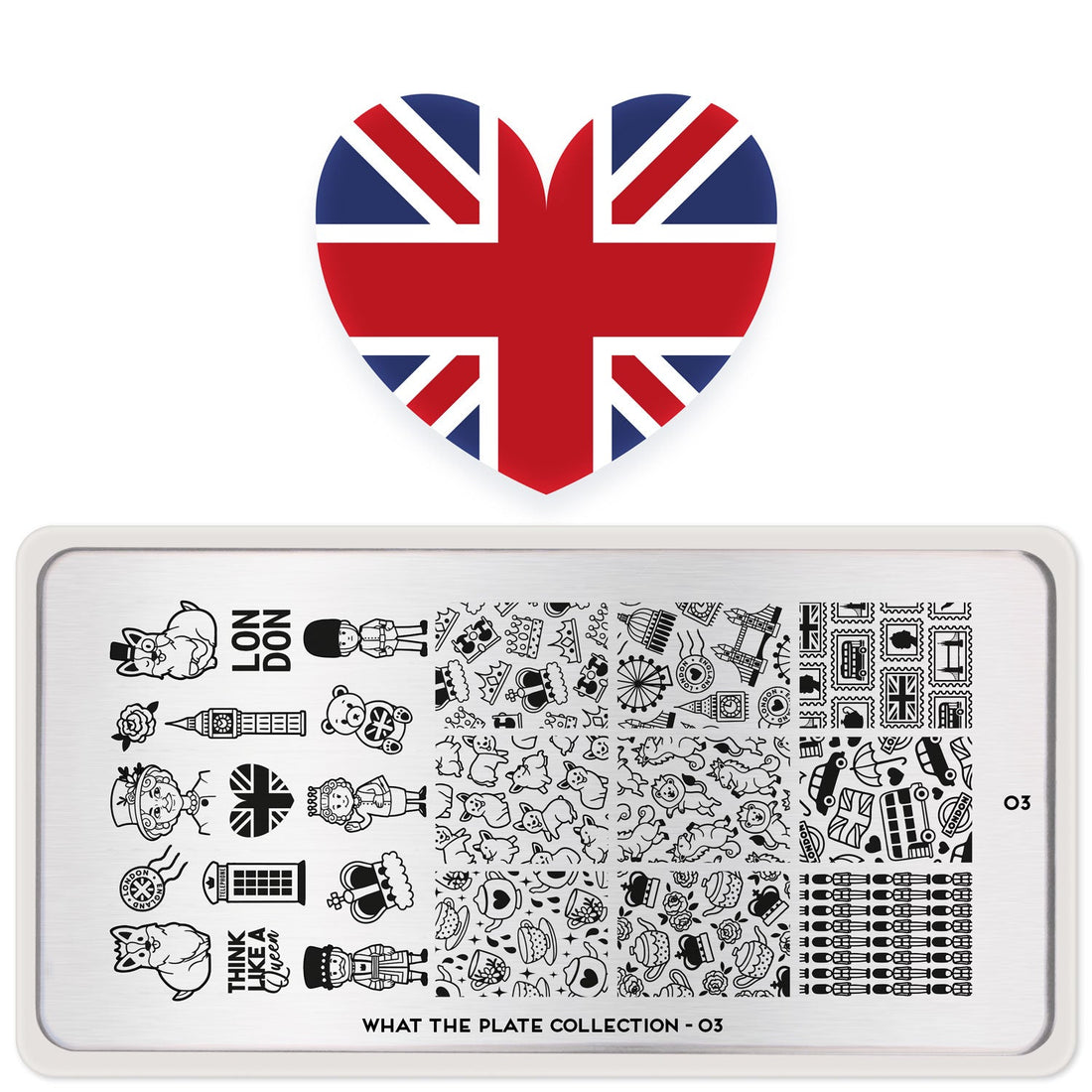 MoYou London- What the Plate 03- Queen