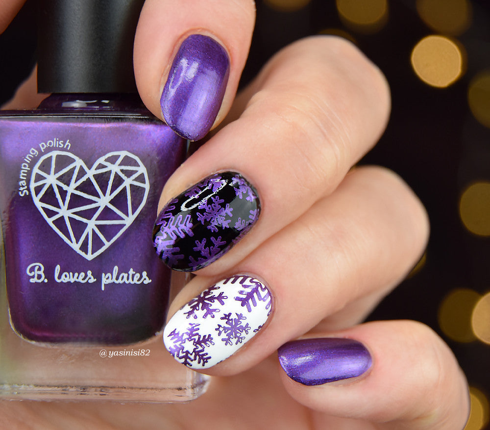 B. loves plates- Stamping Polish- BLP29 B. a Xmas Joy