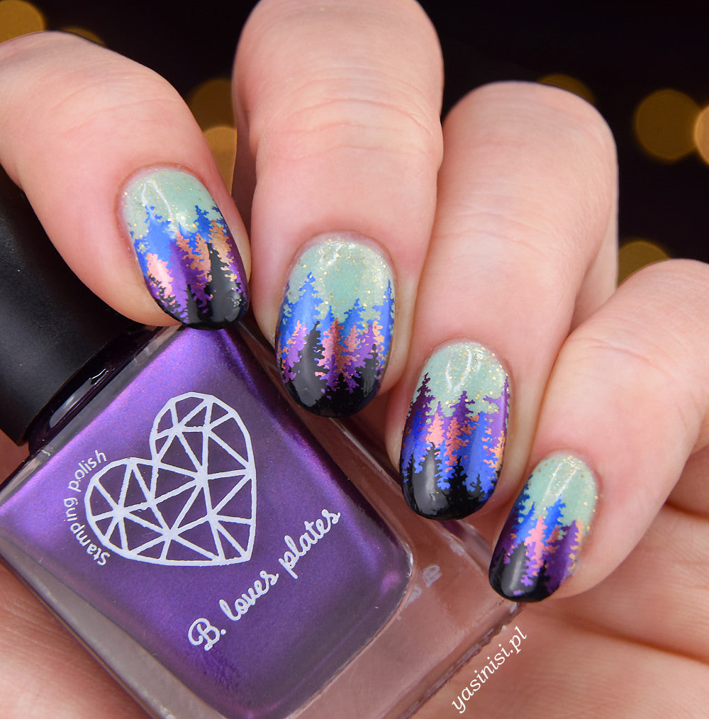 B. loves plates- Stamping Polish- BLP29 B. a Xmas Joy