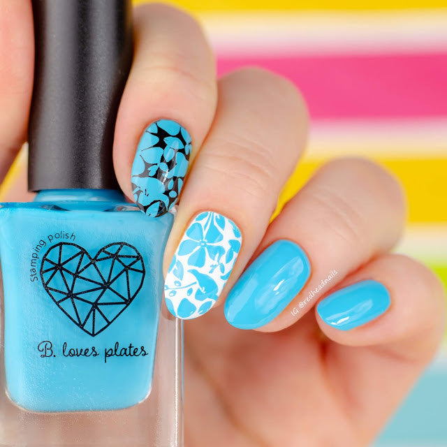 B. loves plates- Stamping Polish- BLP15 B. a Blueberry