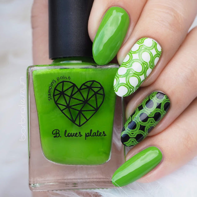 B. loves plates- Stamping Polish- BLP14 B. a Kiwi