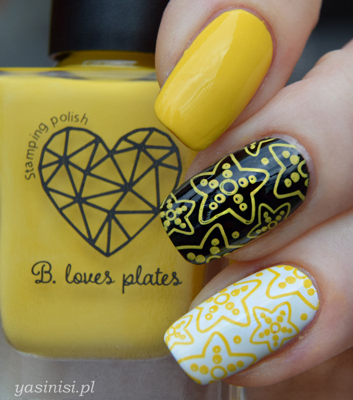 B. loves plates- Stamping Polish- BLP13 B. a Lemon