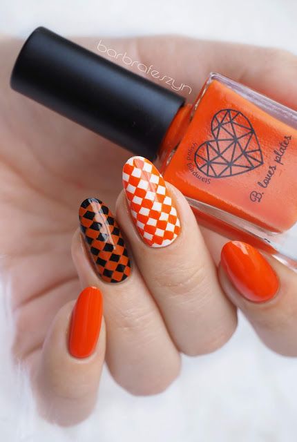B. loves plates- Stamping Polish- BLP12 B. an Orange