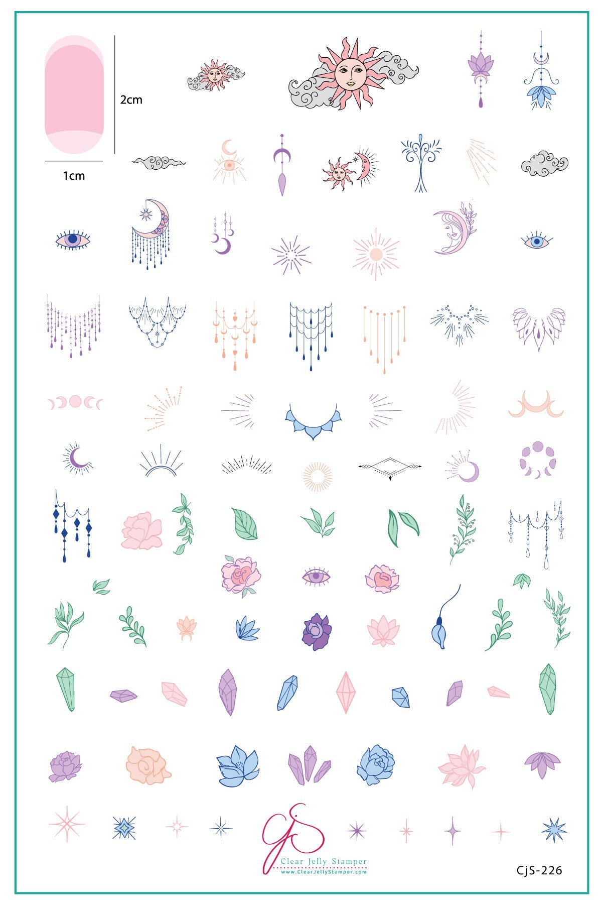 Clear Jelly Stamper- CjS-226- A-Mystic-Mazing