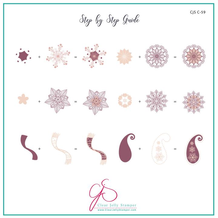 Clear Jelly Stamper- C-59- All is Bright