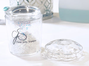 Clear Jelly Stamper- The Sparkle Stamper XL Stamper- Snow-Globe